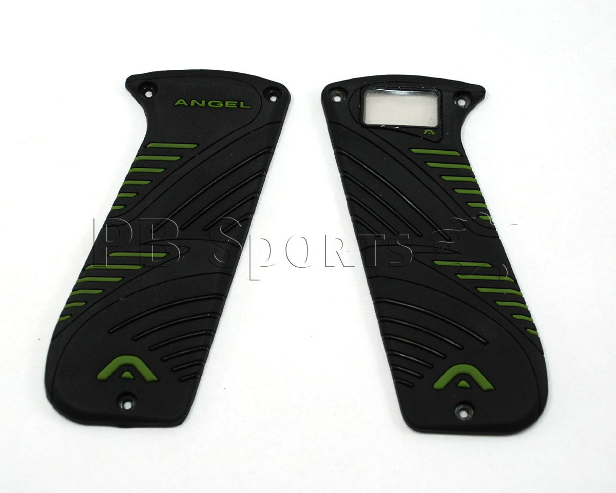 Angel A1 Grip Cheek Pair - Green - Angel Paintball Sports
