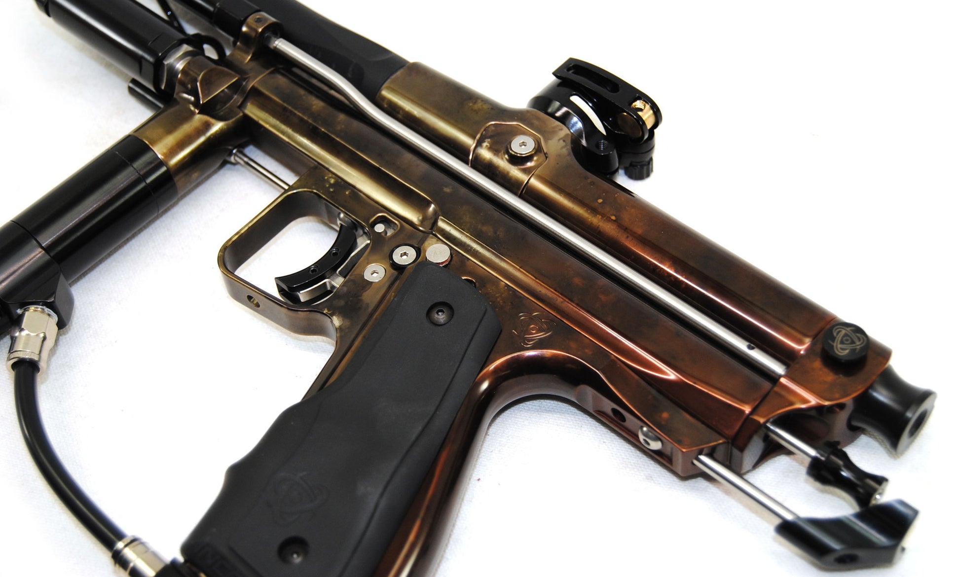 NEW Inception Designs RETRO Sleeper Paintball Autococker Custom Anodized Rust - Inception Designs