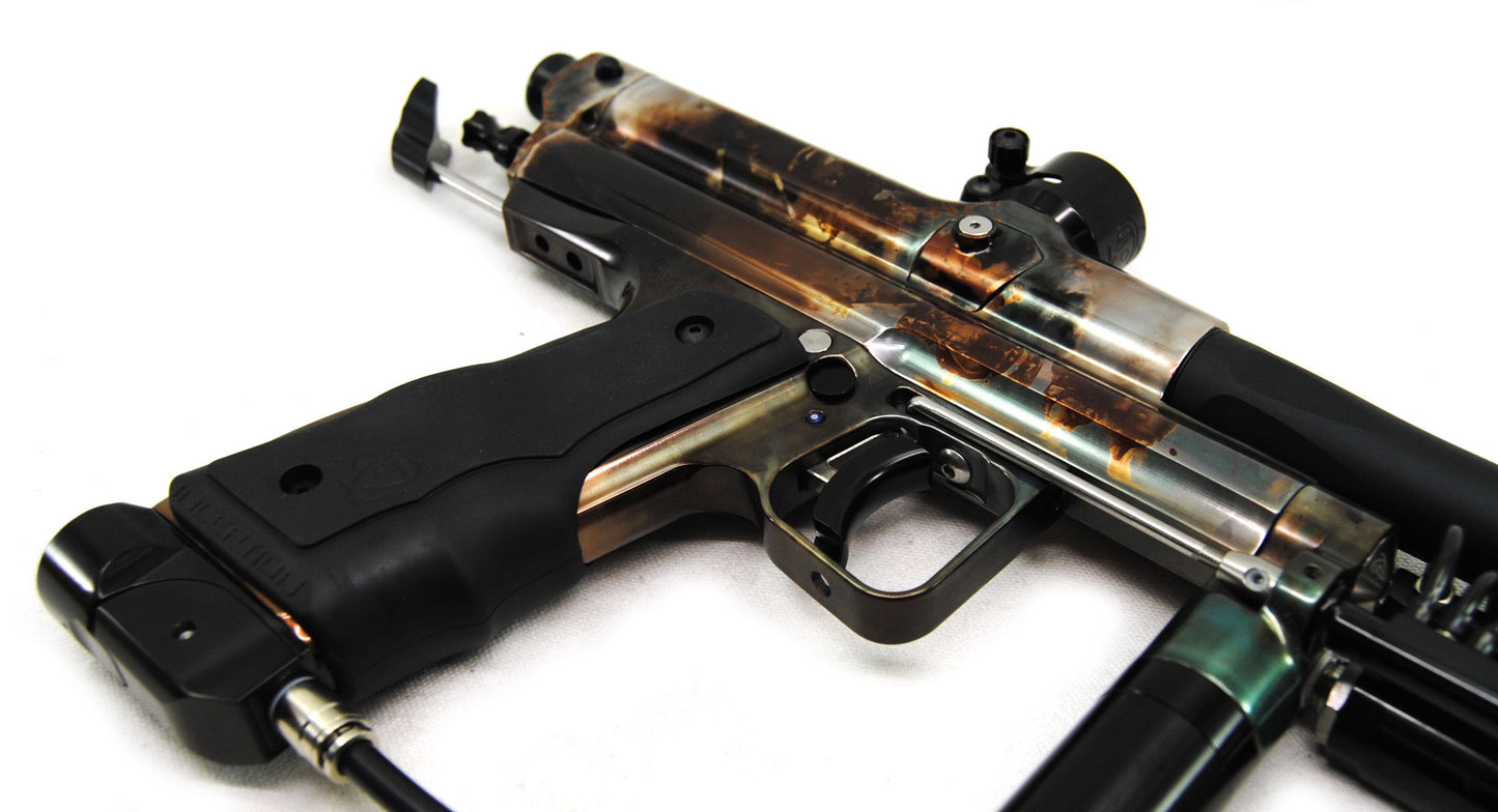 NEW Inception Designs RETRO Sleeper Paintball Autococker Custom Anodized Sponge - Inception Designs