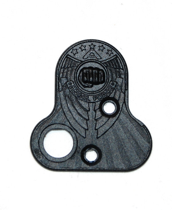Angel Force Back Plate - Black Dust - Angel Paintball Sports