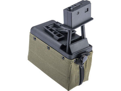A&K 1500 Round Box Magazine with Upgraded High Strength Motor for Airsoft M249 Series AEG