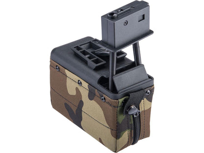 A&K 1500 Round Box Magazine with Upgraded High Strength Motor for Airsoft M249 Series AEG