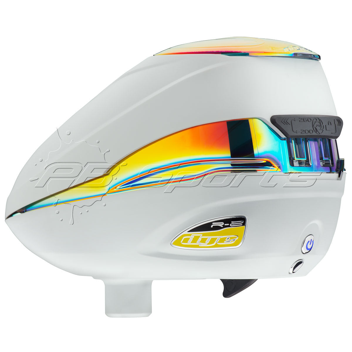 DYE Rotor R2 Paintball Loader - Arctic Fire - DYE