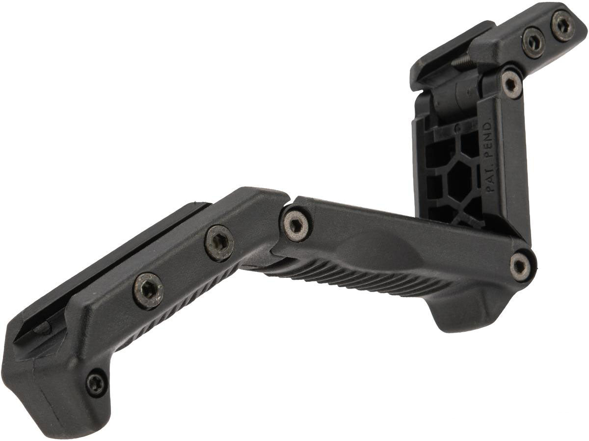 HERA Arms HFGA Adjustable Grip Polymer Angled Grip - Black
