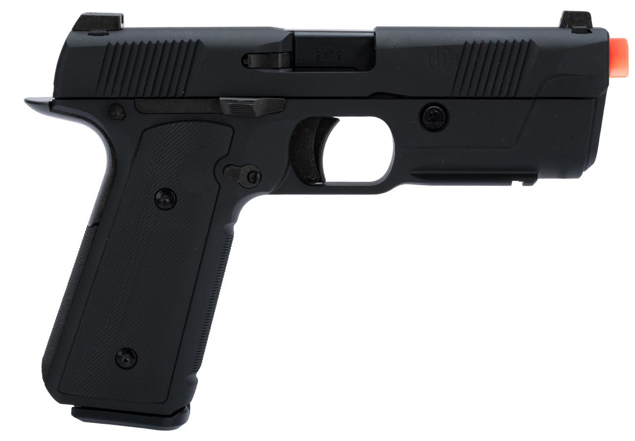 EMG / Hudson&trade; H9 Gas Blowback Airsoft Parallel Training Pistol - Black - Evike