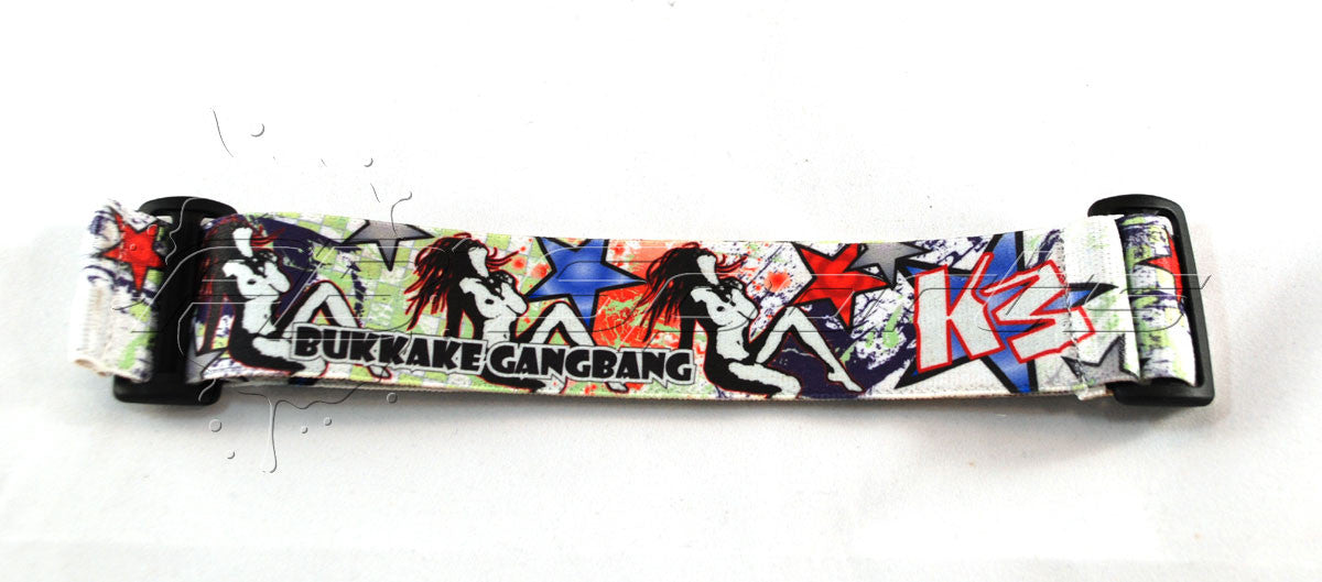KM Strap - Bukkake Gangbang - Green Orange - KM