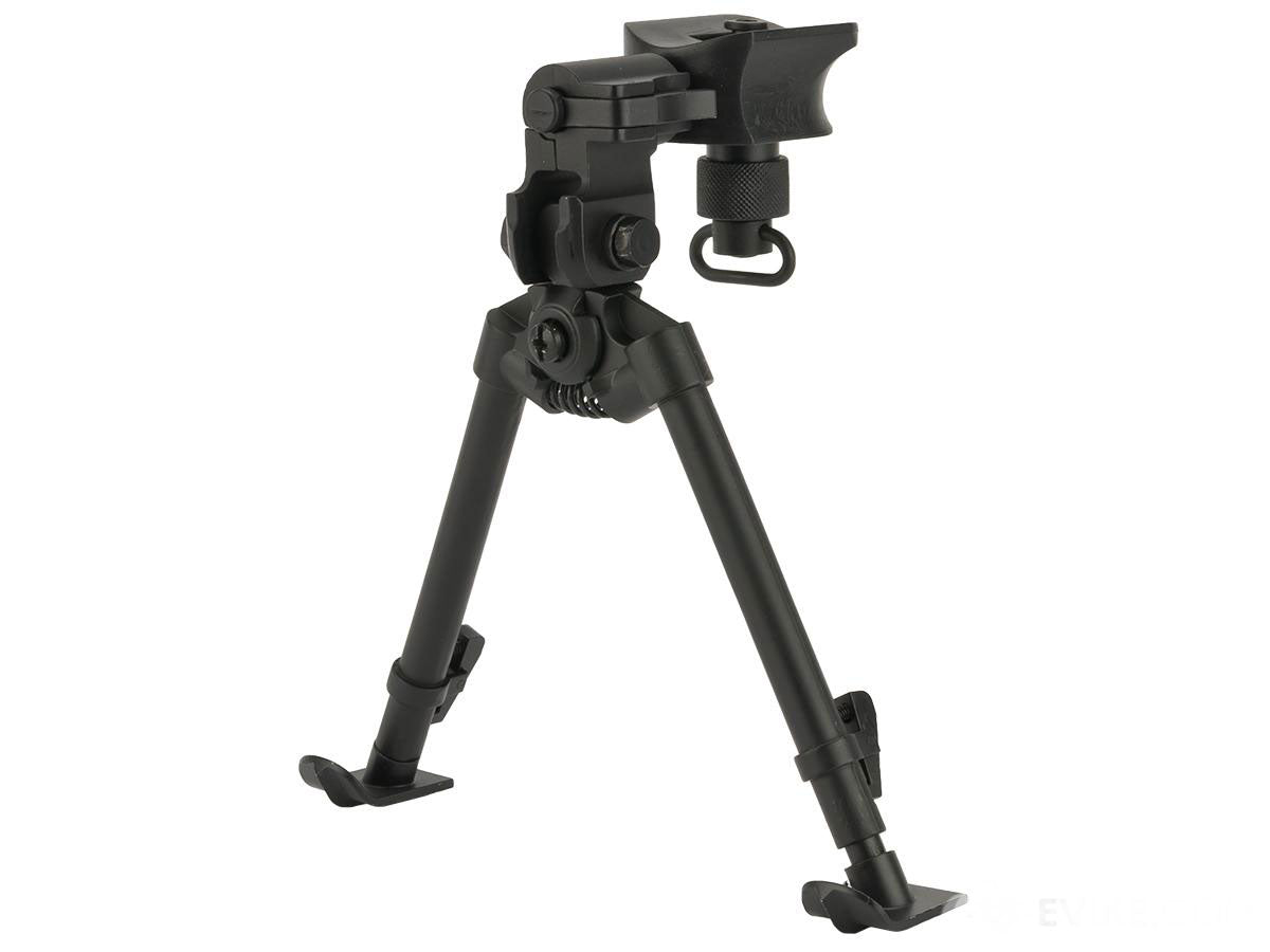 AGM Samurai V-Grooved Multi-Purpose Steel Bipod - Evike