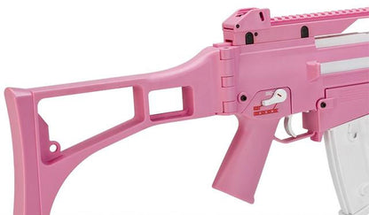 H&K G36C Pink Limited Edition Full Size Metal Gearbox Airsoft AEG