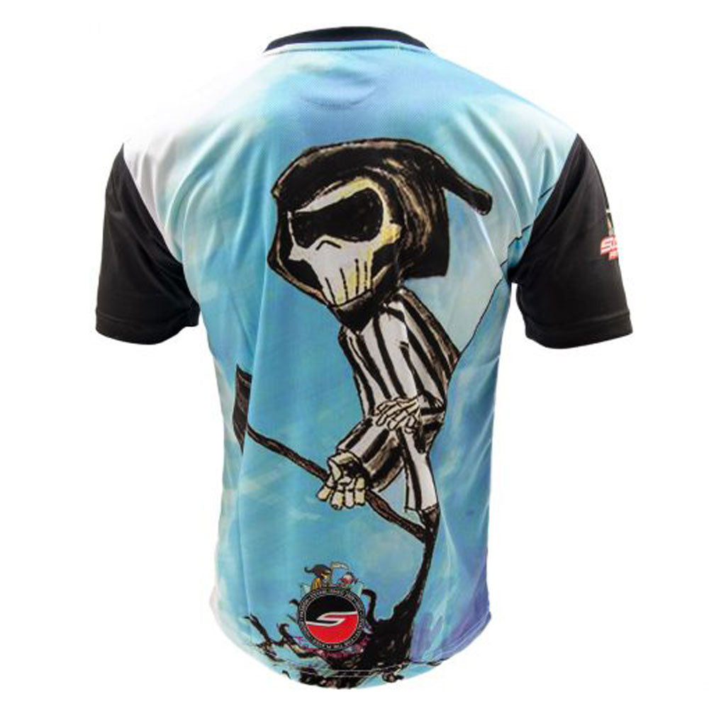 Social Paintball Dry-Wick Grit T-Shirt Reaper Cartoon - Medium - Social Paintball