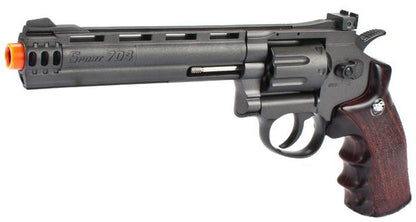 WinGun 6" High Power Airsoft CO2 Revolver w/ 8rd Clip Black - Elite Force