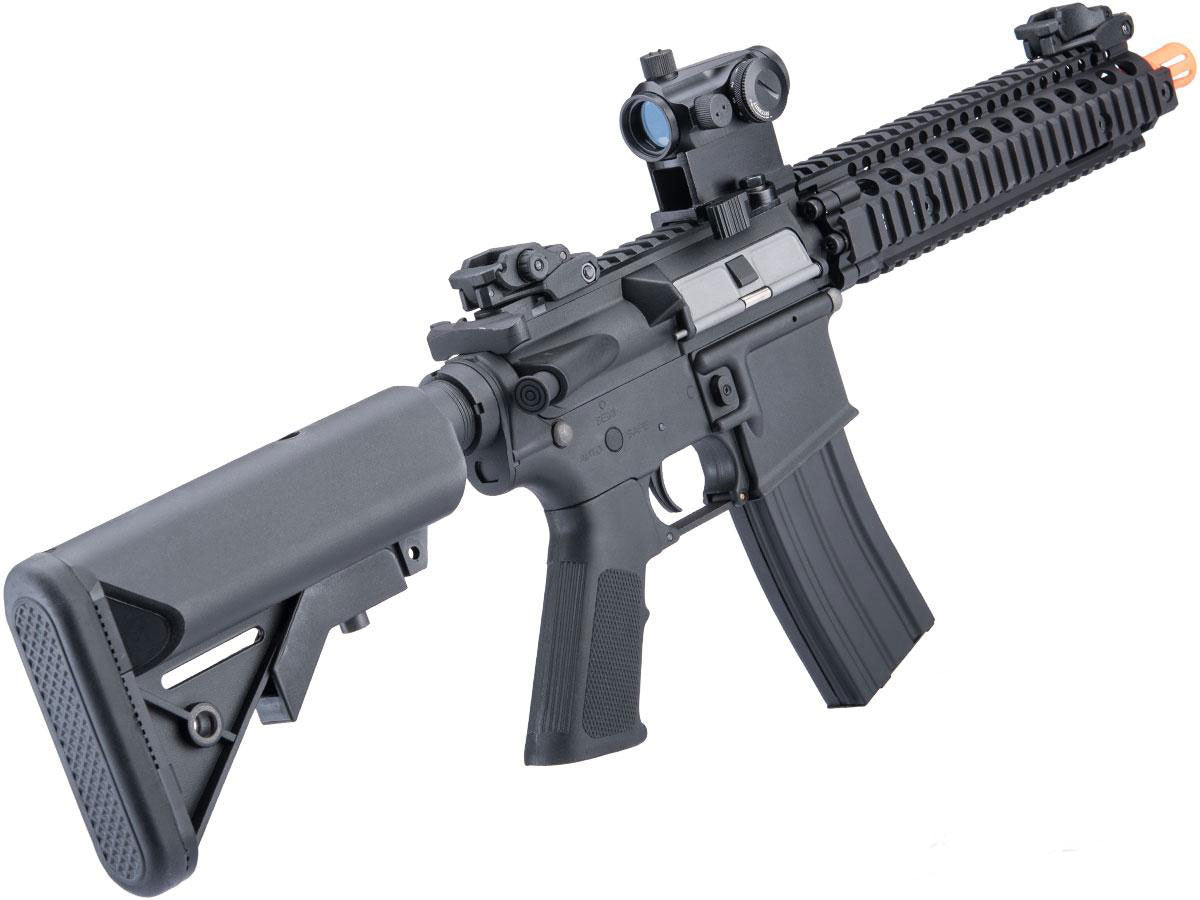 Cybergun Licensed Colt Sportsline M4 AEG Airsoft Rifle w/ G3 Micro-Switch Gearbox & Daniel Defense 9" Rail - Black