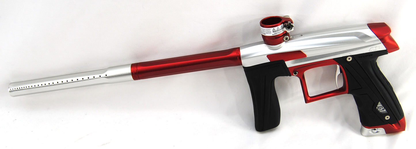 Used Planet Eclipse CS1 Paintball Marker - Silver/Red