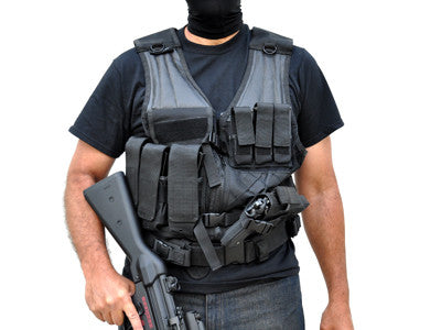 Tactical Airsoft Vest - Black - NC Star