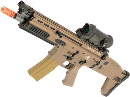 VFC Cybergun FN Herstal Licensed Full Metal SCAR Light Airsoft AEG Rifle - CQC - Dark Earth
