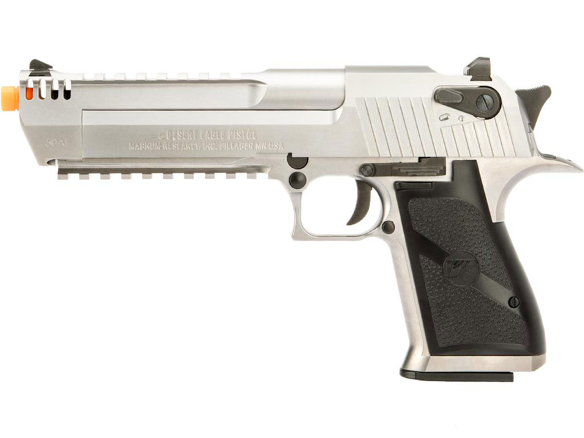 Cybergun Desert Eagle Licensed L6 .50AE Full Metal Gas Blowback Airsoft Pistol - Silver - Evike