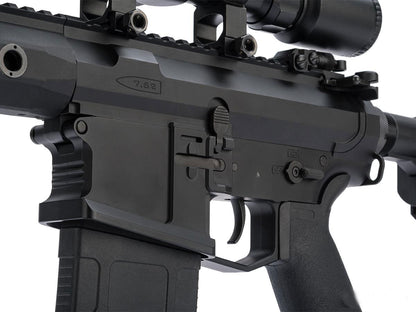 CYMA Platinum SR-25 QBS Airsoft DMR (16.5" Barrel w/ M-LOK Rail) - Black
