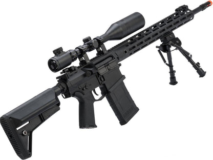 CYMA Platinum SR-25 QBS Airsoft DMR (16.5" Barrel w/ M-LOK Rail) - Black