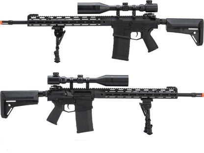 CYMA Platinum SR-25 QBS Airsoft DMR (16.5" Barrel w/ M-LOK Rail) - Black