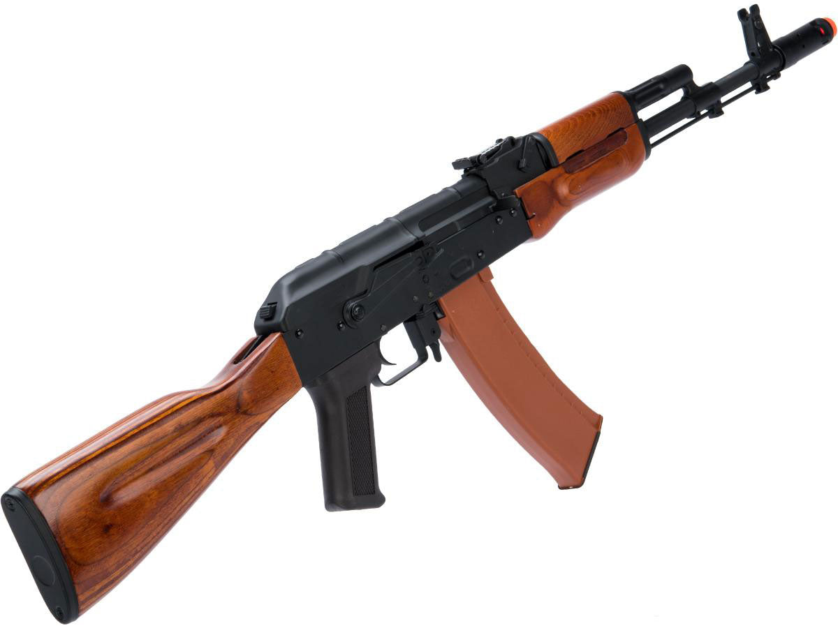 CYMA Standard AK Airsoft AEG Rifle w/ Stamped Steel Receiver & Real Wood Furniture