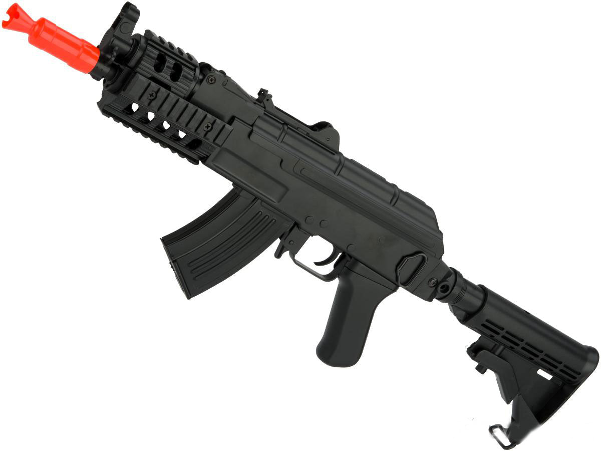 CYMA Sport Full Size AK Beta Spetsnaz Airsoft AEG Rifle w/ RIS & LE Stock - Black