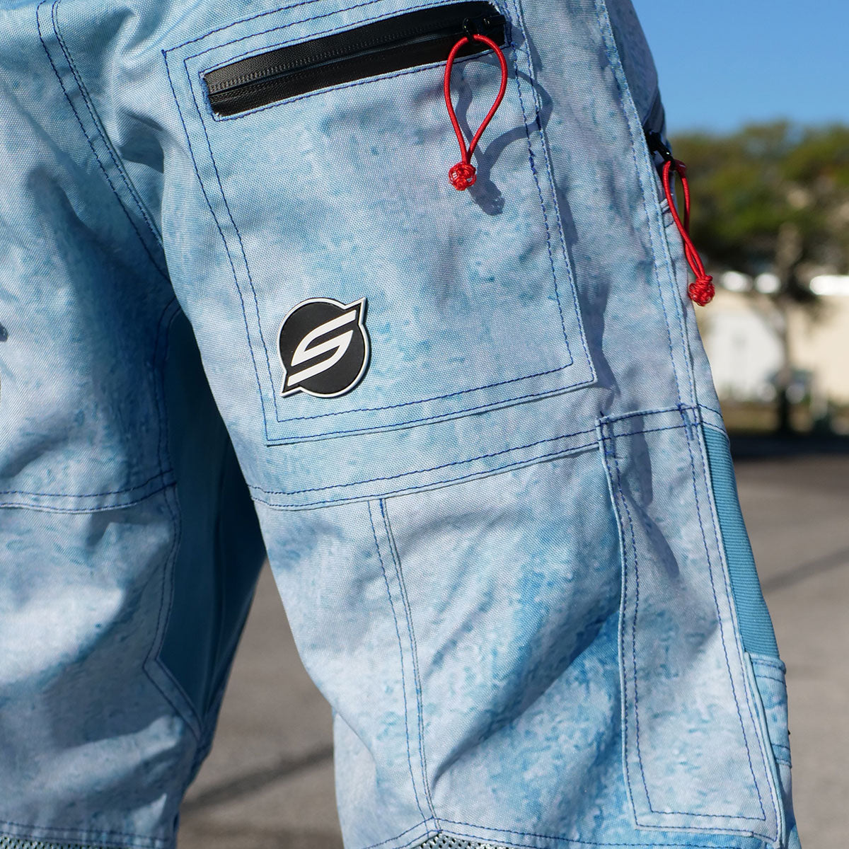 Social Paintball Grit V3 Pants - Light Washed Denim - M/L - Social Paintball