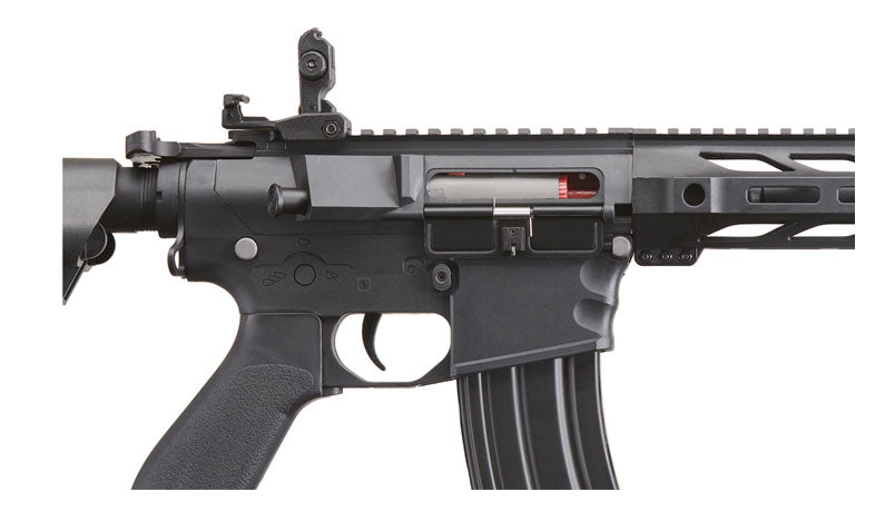 Lancer Tactical Gen 2 M4 SPR Interceptor Airsoft AEG Rifle - Black - with Battery and Charger