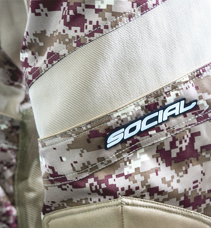 Social Paintball Grit V3 Pants - Desert Digi Camo - M/L - Social Paintball