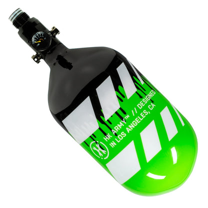 HK Army Extra Lite 68ci 4500psi Paintball Tank w/ Standard Regulator - Off Break Drip