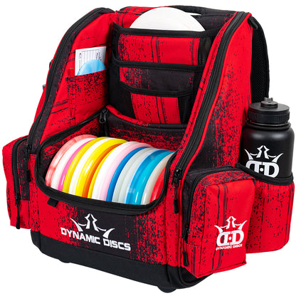 Dynamic Discs Commander Backpack Disc Golf Bag - Atomic Red - Dynamic Discs