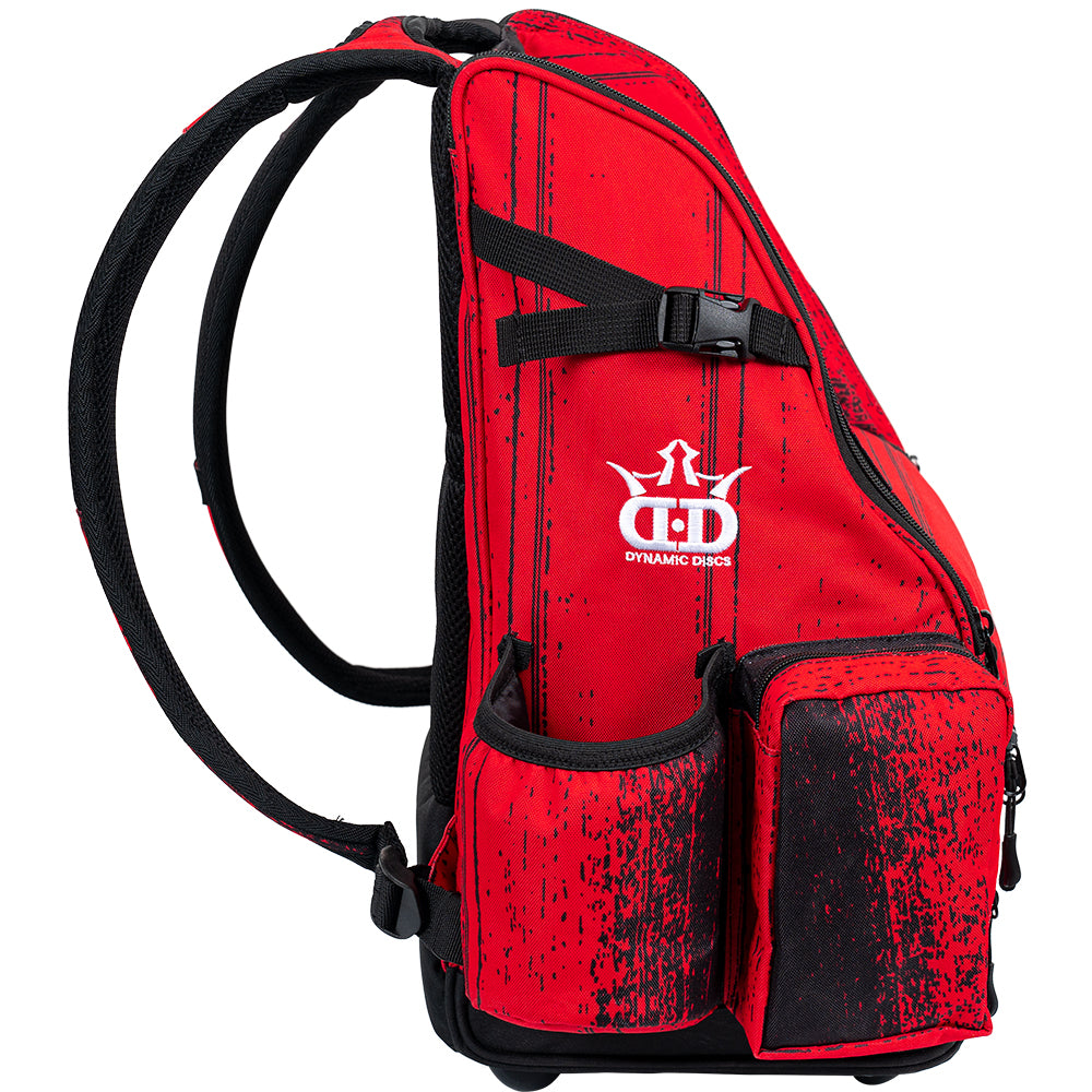 Dynamic Discs Commander Backpack Disc Golf Bag - Atomic Red - Dynamic Discs