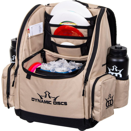 Dynamic Discs Commander Cooler Backpack Disc Golf Bag - Sandstone