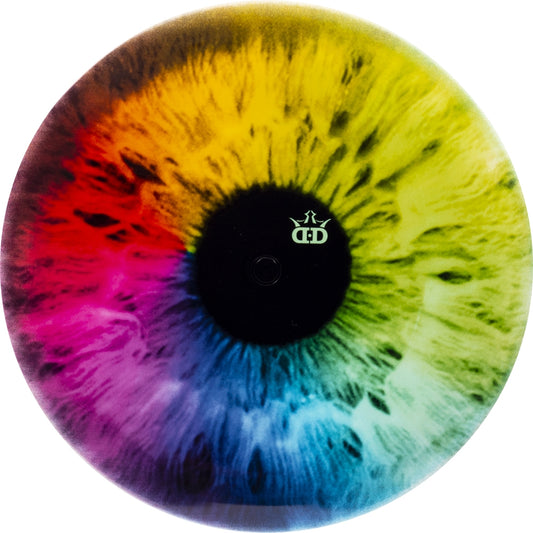 Dynamic Discs Fuzion Felon DyeMax Colorful Eyeball Disc