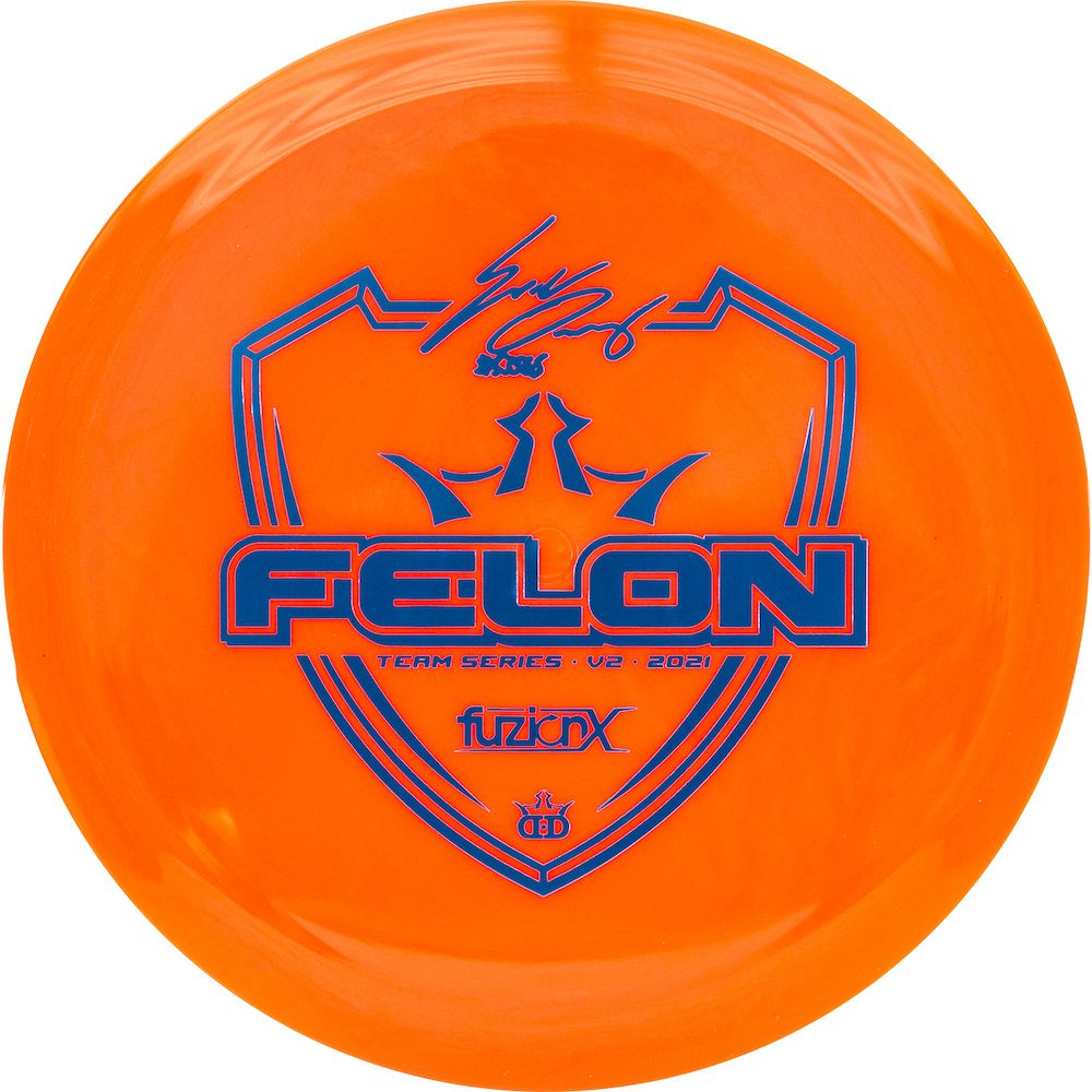 Dynamic Discs Fuzion-X Felon Eric Oakley 2021 Team Series V2 Disc