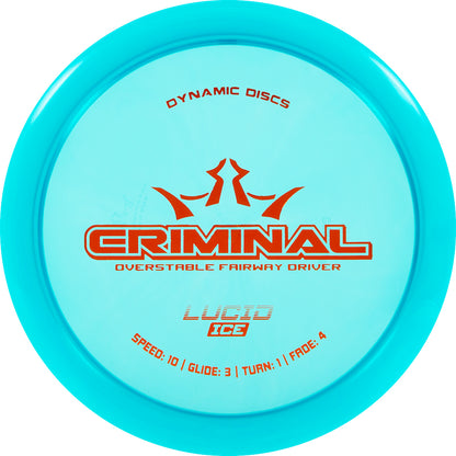 Dynamic Discs Lucid Ice Criminal Disc