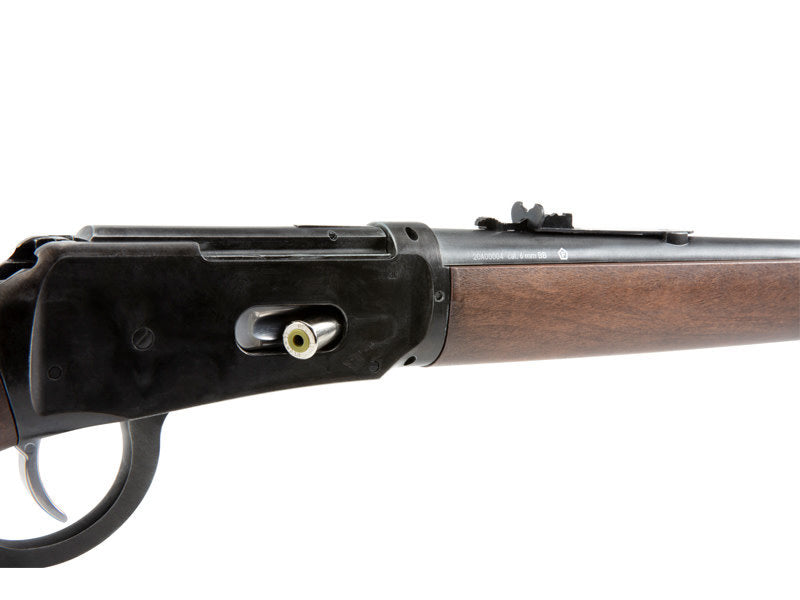 Elite Force Legends Limited Edition Saddle Gun Lever Action CO2 Airsoft Rifle - Black/Wood - (Only 1000 Made!!!) - Elite Force
