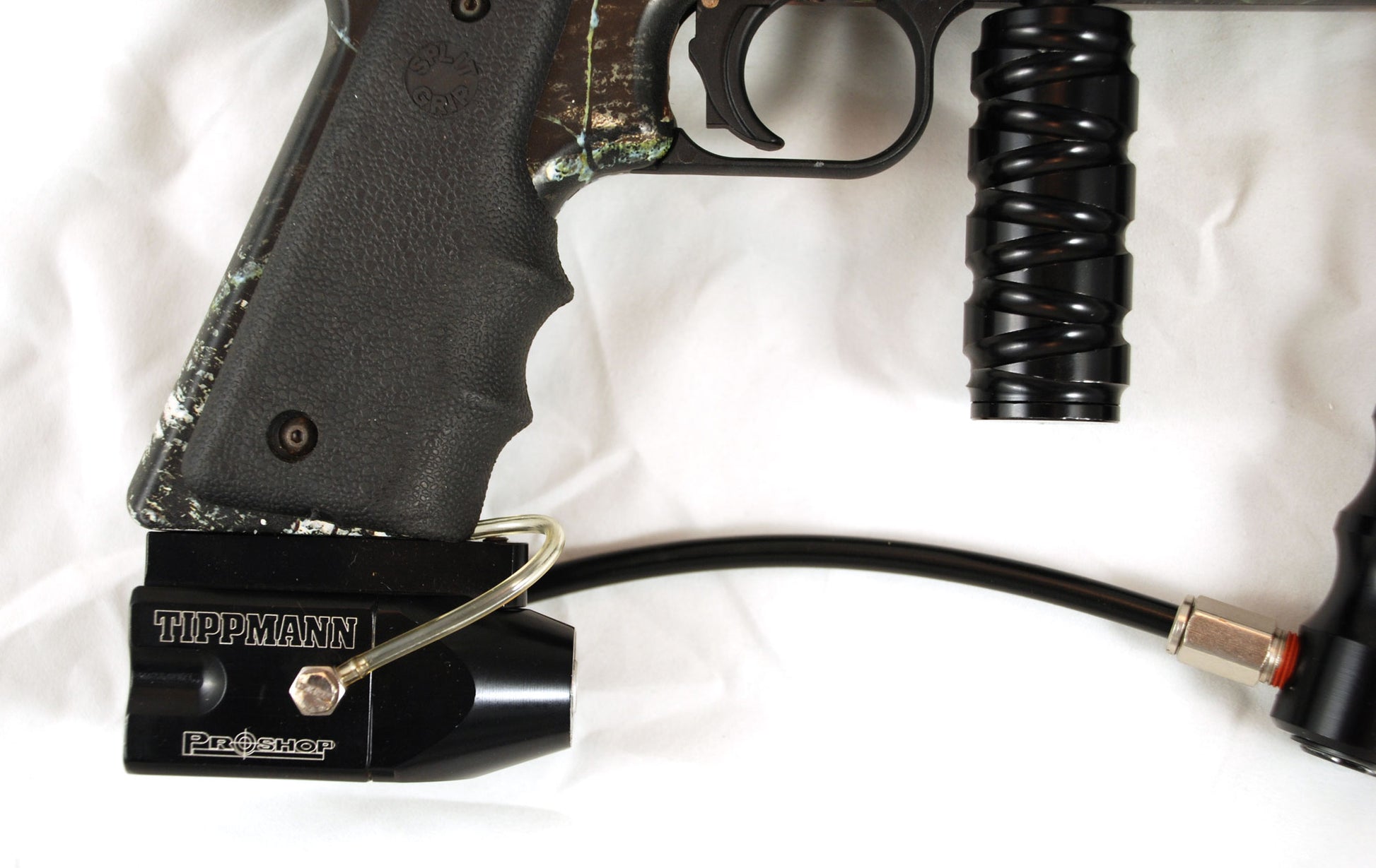 Used Tippmann 98 Custom Camo Paintball Gun with eBolt electronic kit - Tippmann Sports