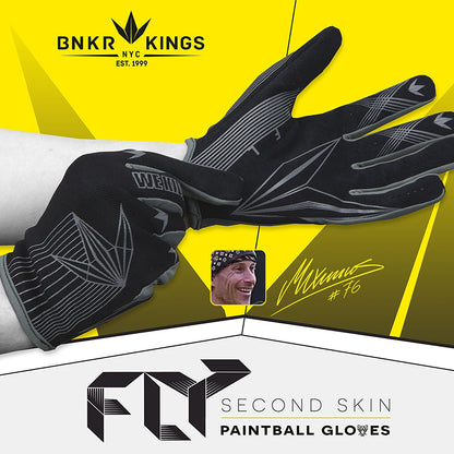 Bunker Kings Fly Featherlite Gloves - Purple - Large/XLarge - Bunker Kings