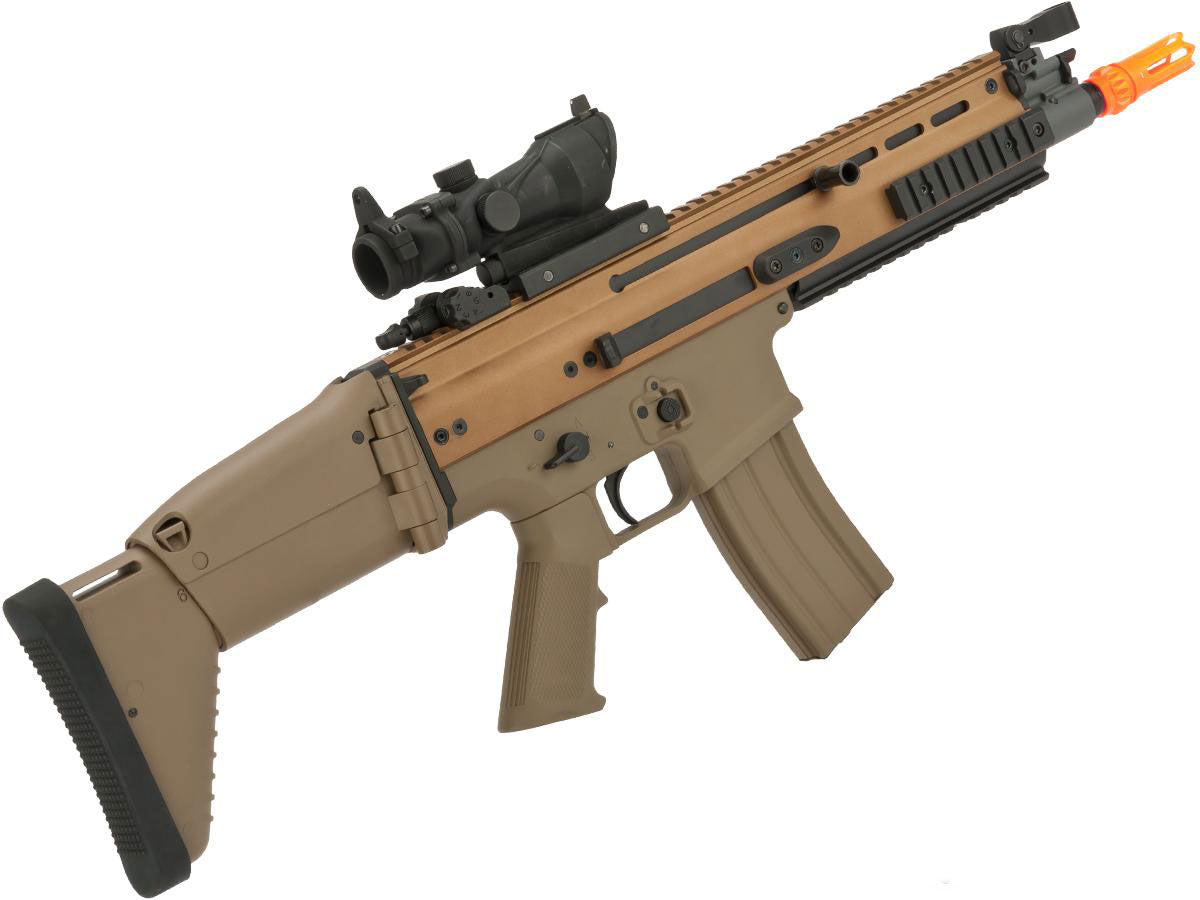 Cybergun FN Herstal Licensed SCAR-L Airsoft AEG Rifle - Tan - Evike