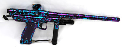 Used Inception Designs Full Body Hornet Autococker - Splash Purple/Teal