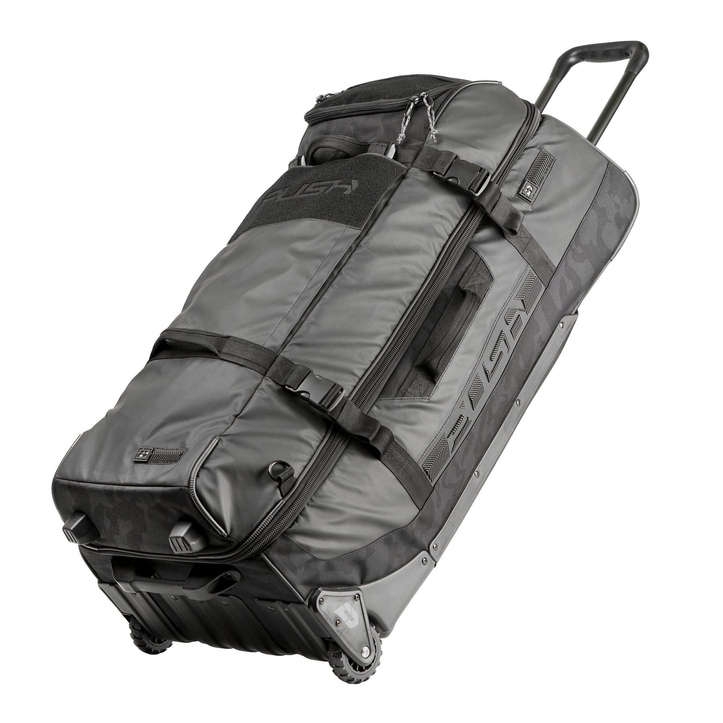 Push Paintball Division 1 Large Roller Gearbag w/ Black Backpack Strap Kit