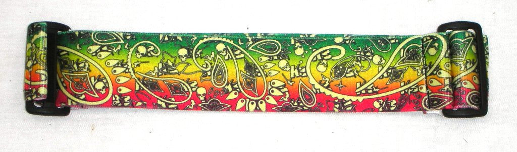KM Strap - Rasta Paisley Skulls - Limited Edition - KM