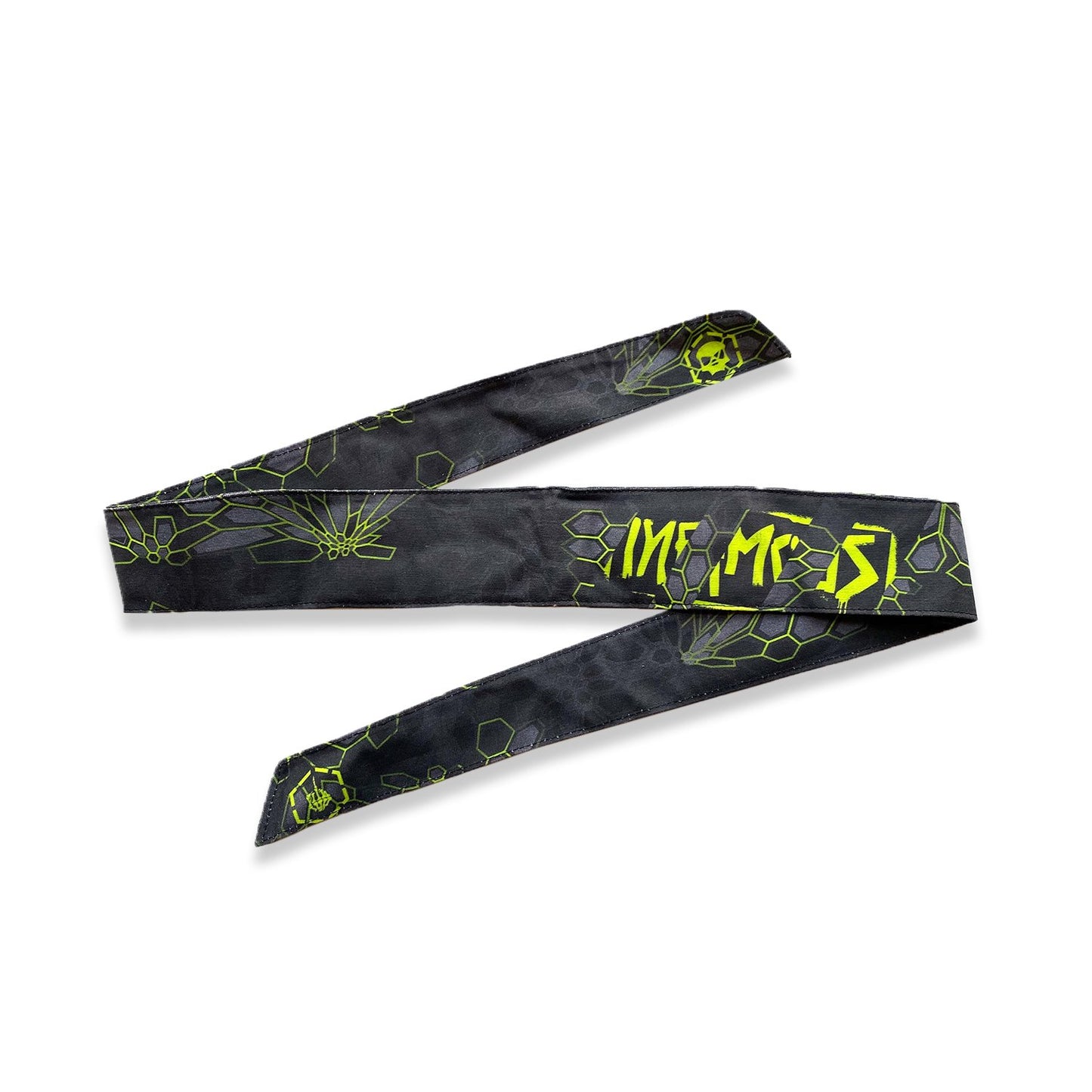 Team Infamous PRO DNA Headband - Hex Stripe Smoke Volt - Infamous