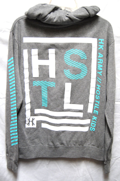 HK Army Hoodie Square Grey - Medium - HK Army