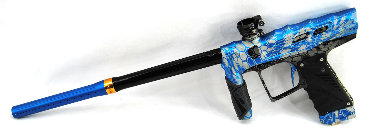 Used HK Army / Bob Long T-Rex V-COM Paintball Marker - Hex Camo