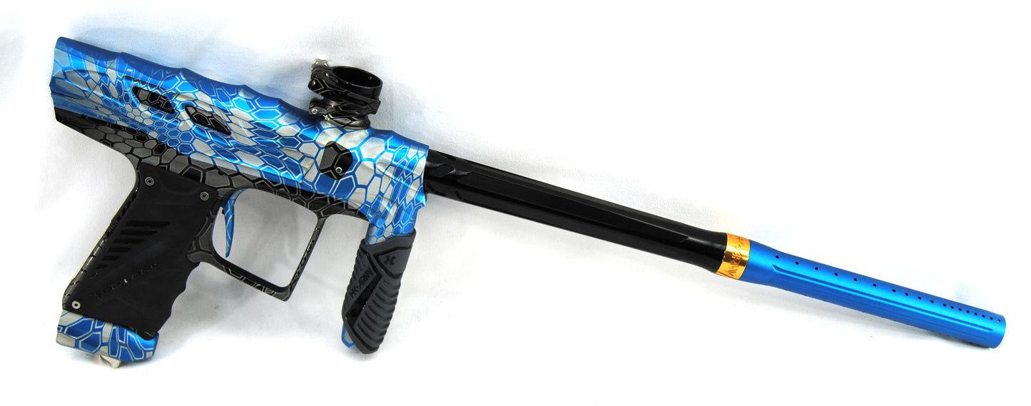 Used HK Army / Bob Long T-Rex V-COM Paintball Marker - Hex Camo