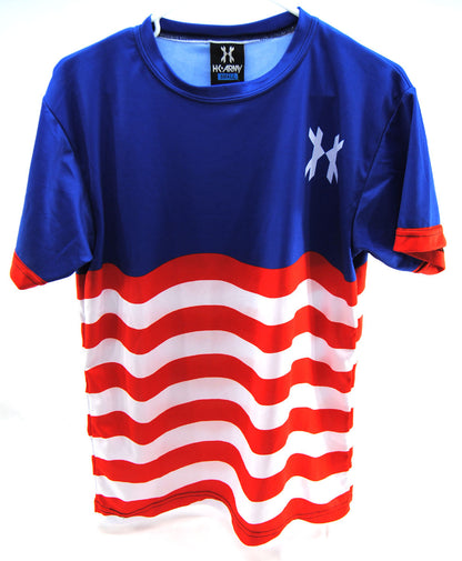 HK Army Dryfit Wavy Fourth of July T-Shirt - Small - HK Army