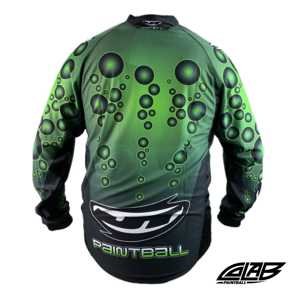 JT Paintball Bubble Jersey - Green - Medium - JT