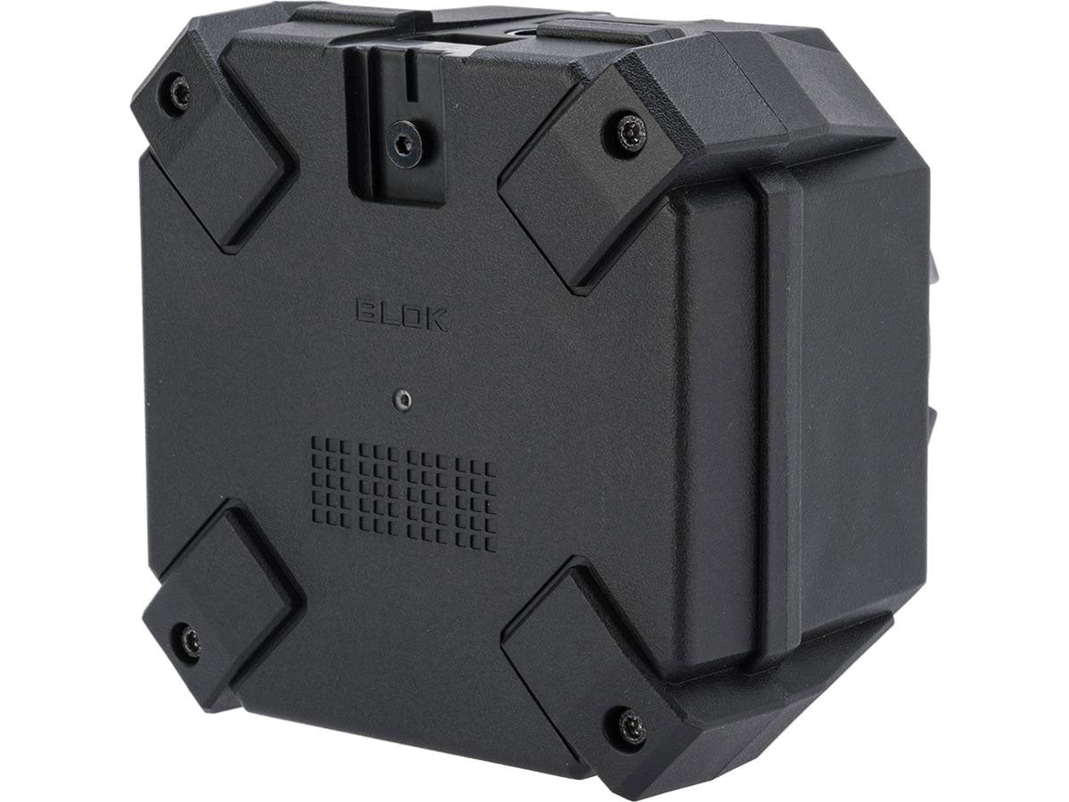 Angel Custom 2000 Round "BLOK" Thunderstorm Airsoft AEG Drum Flashmag - Black