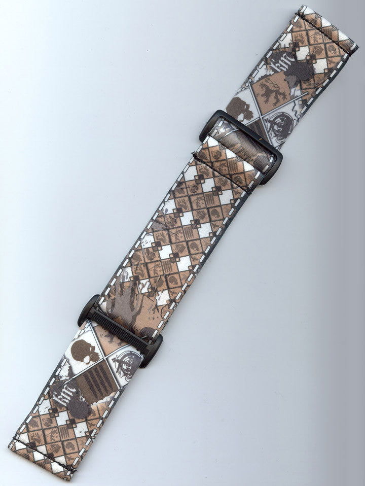 KM Strap - Brown Skull Plaid Limited Edition - KM