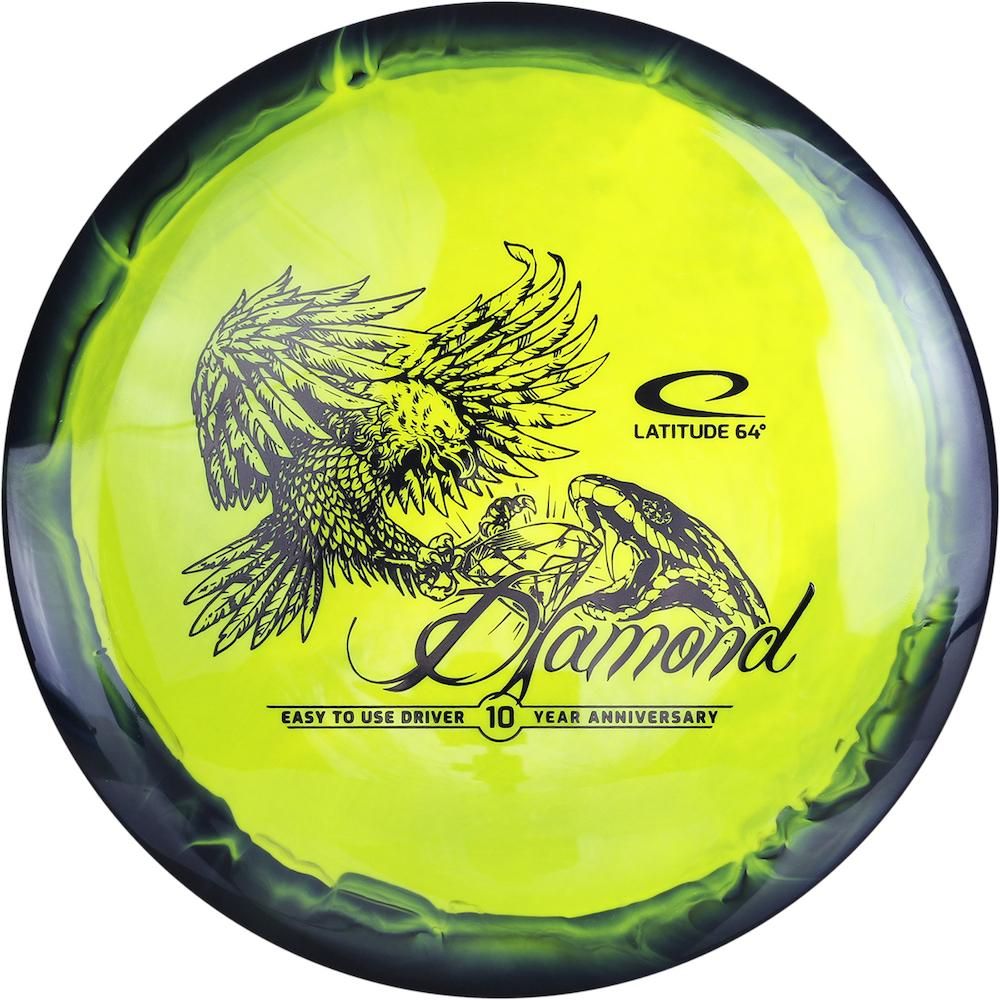 Latitude 64 Gold Orbit Diamond Disc - 10th Anniversary Stamp